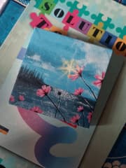 Mini canvas painting