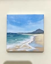 Mini canvas painting