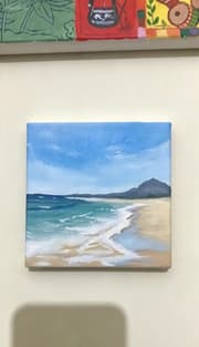 Mini canvas painting