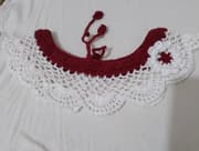 Red &amp; Purple color  Neck design