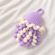 Crochet Jellyfish Lip Balm Holder Bag Charm