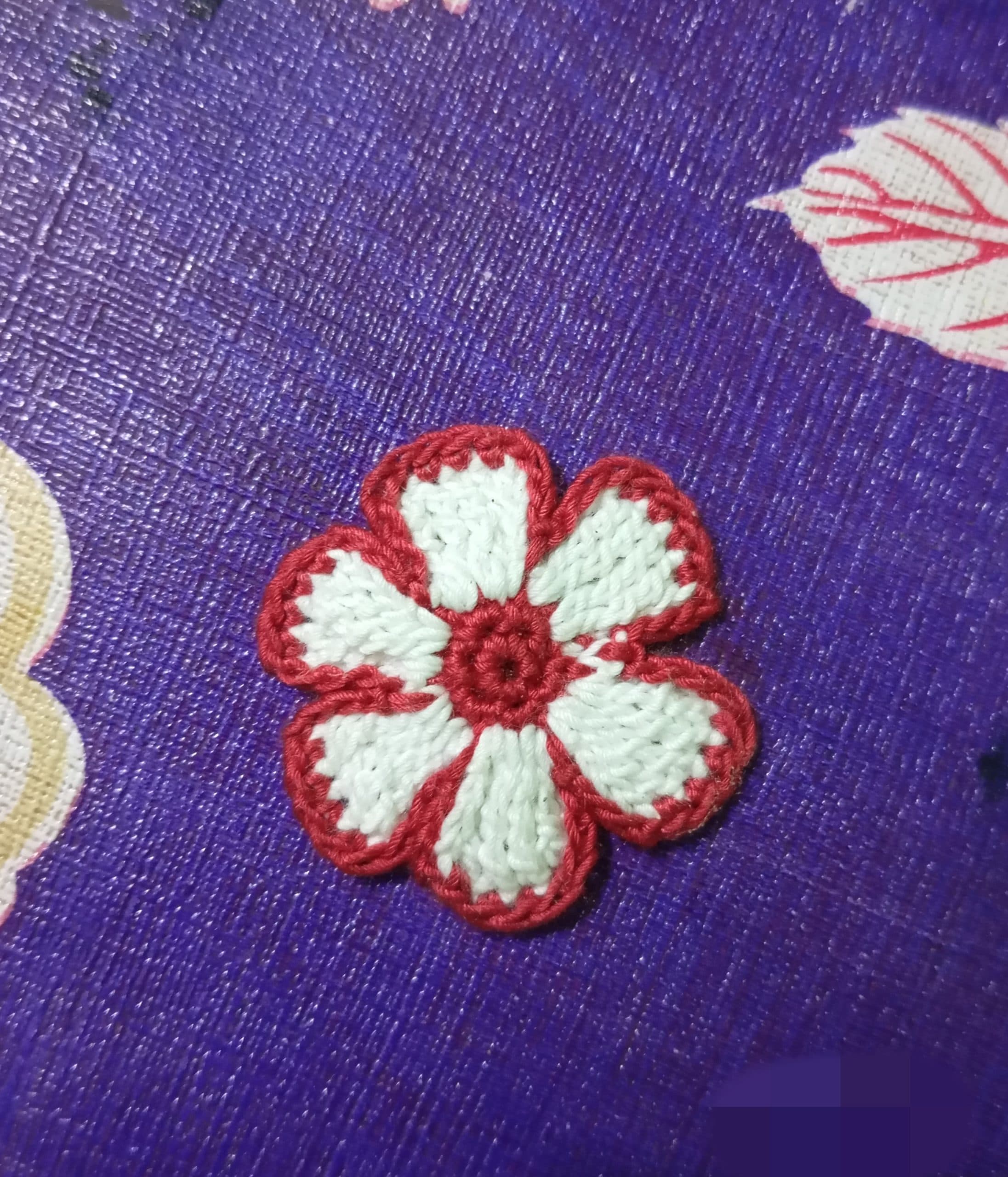 Crochet hijab pin
