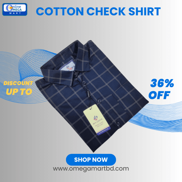 Shy Looks Cotton Full Sleeve Check Shirt