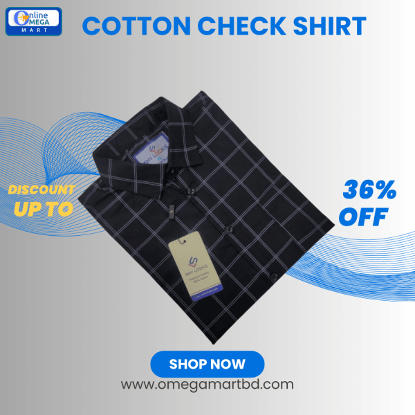 Shy Looks Cotton Full Sleeve Check Shirt