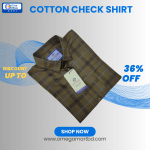 Shy Looks Cotton Full Sleeve Check Shirt