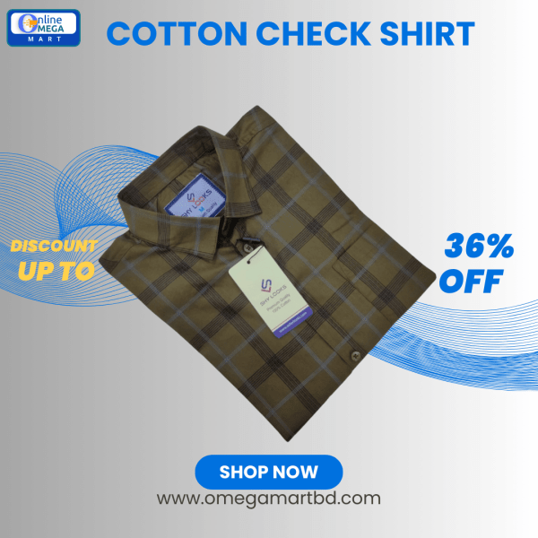 Shy Looks Cotton Full Sleeve Check Shirt