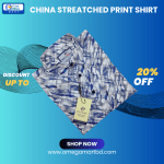 Shy Looks Premium Chinese Streatched Printed Shirt