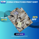 Shy Looks Premium Chinese Streatched Printed Shirt