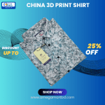 Men's Premium Full Sleeve Chinese 3D Printed Shirt