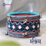 Blue color customized handmade bangles - Chandrima