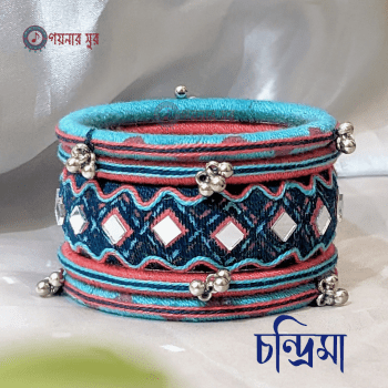 Blue color customized handmade bangles - Chandrima